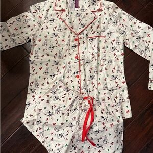 Adore Me Pajama Set Christmas Frenchie